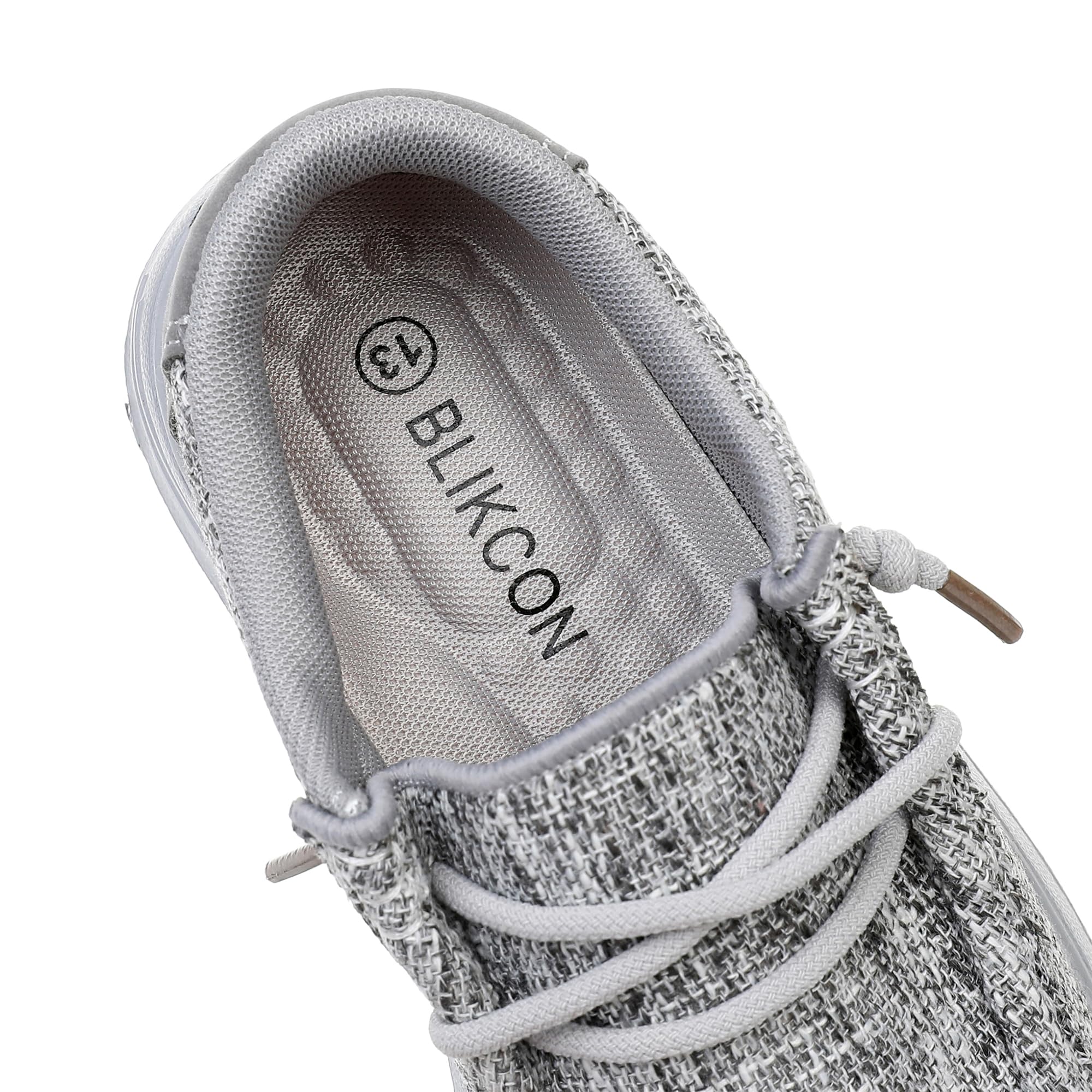 Blikcon Kids Boys Slip-On Loafers Casual Lightweight Breathable Walking Shoes (Toddler/Little Kid/Big Kid)