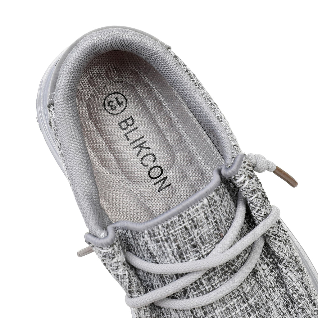 Blikcon Kids Boys Slip-On Loafers Casual Lightweight Breathable Walking Shoes (Toddler/Little Kid/Big Kid)