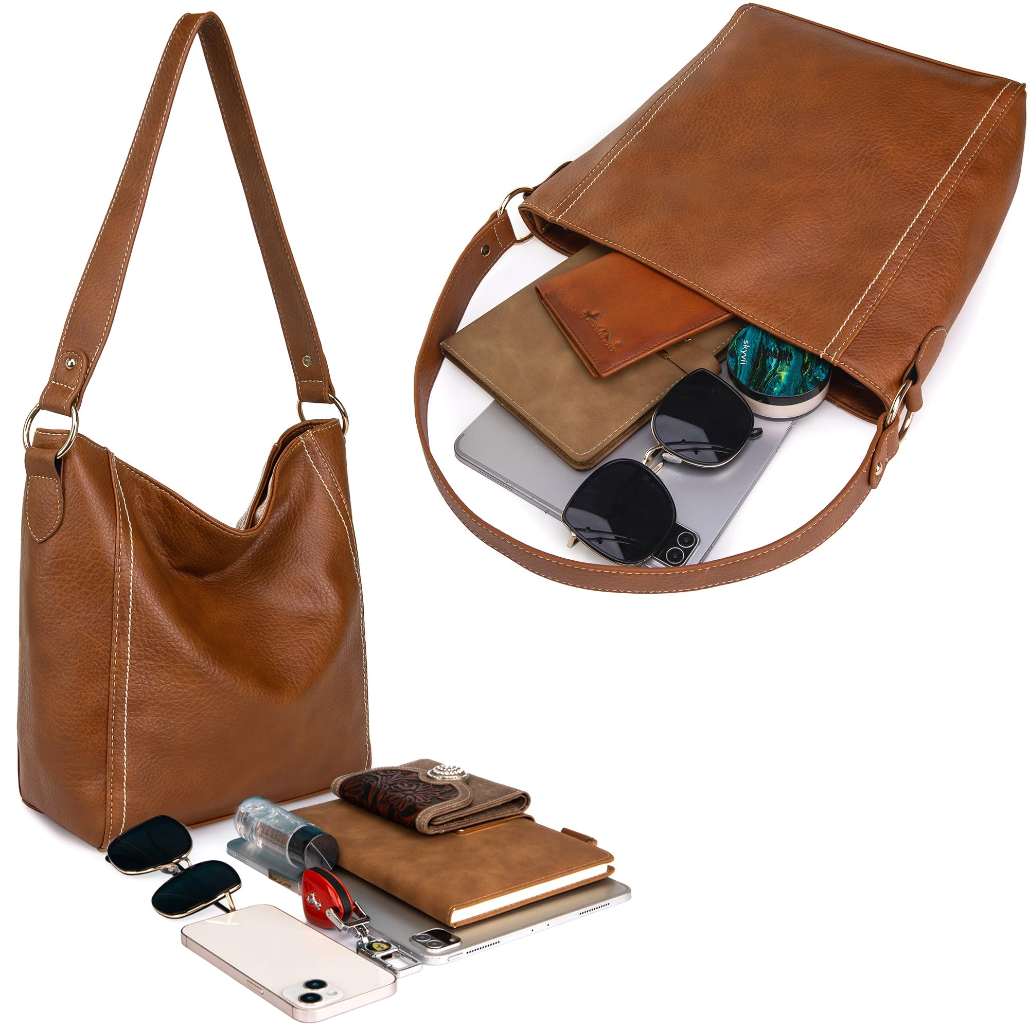 Montana West Purse for Women Trendy Soft Shoulder Purses and Handbags Hobo Bags