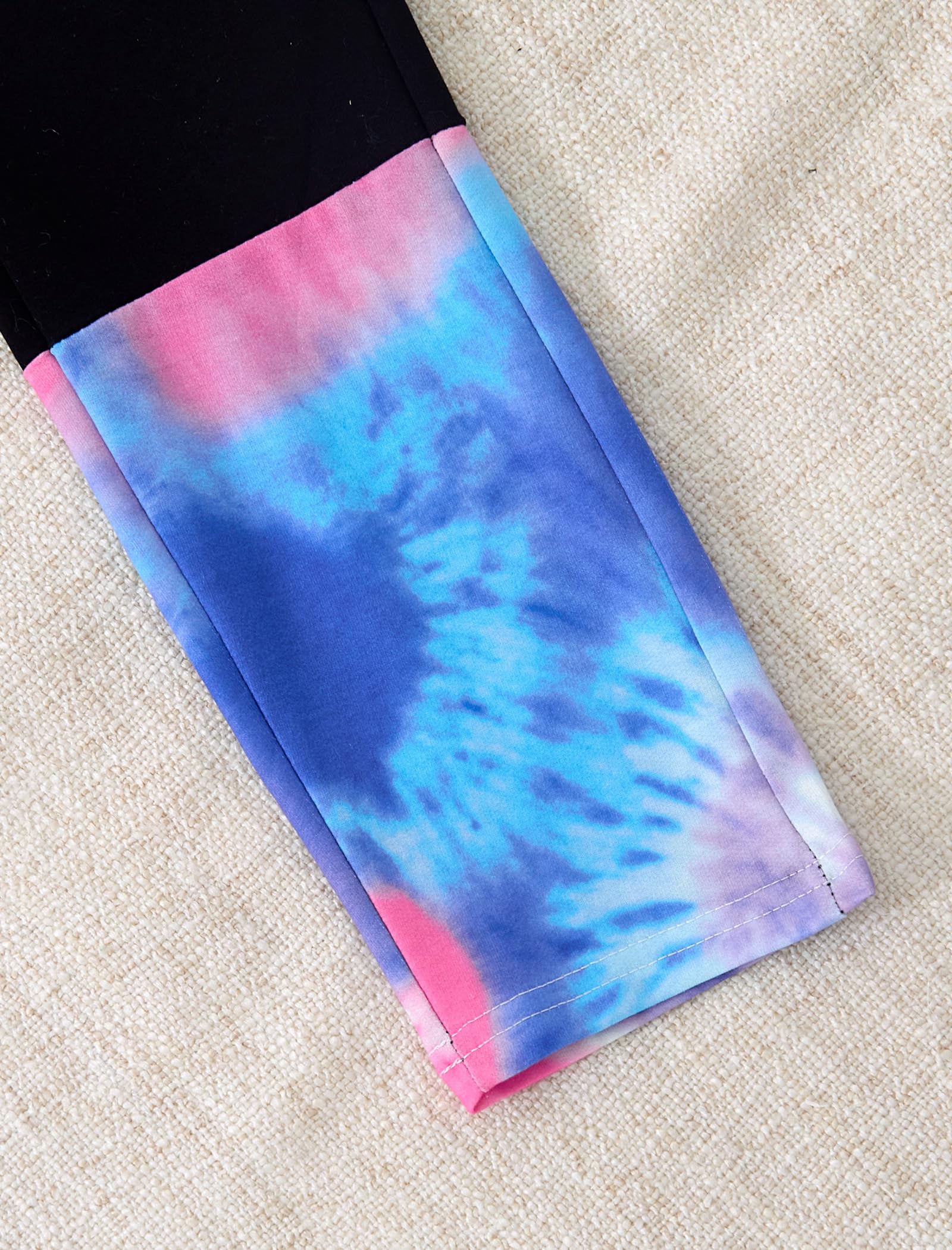 Girls Clothes Tie Dye Long Sleeve Hoodie Sweatshirt and Pants Sets Cute Girl Outfits Size 5-14 Years