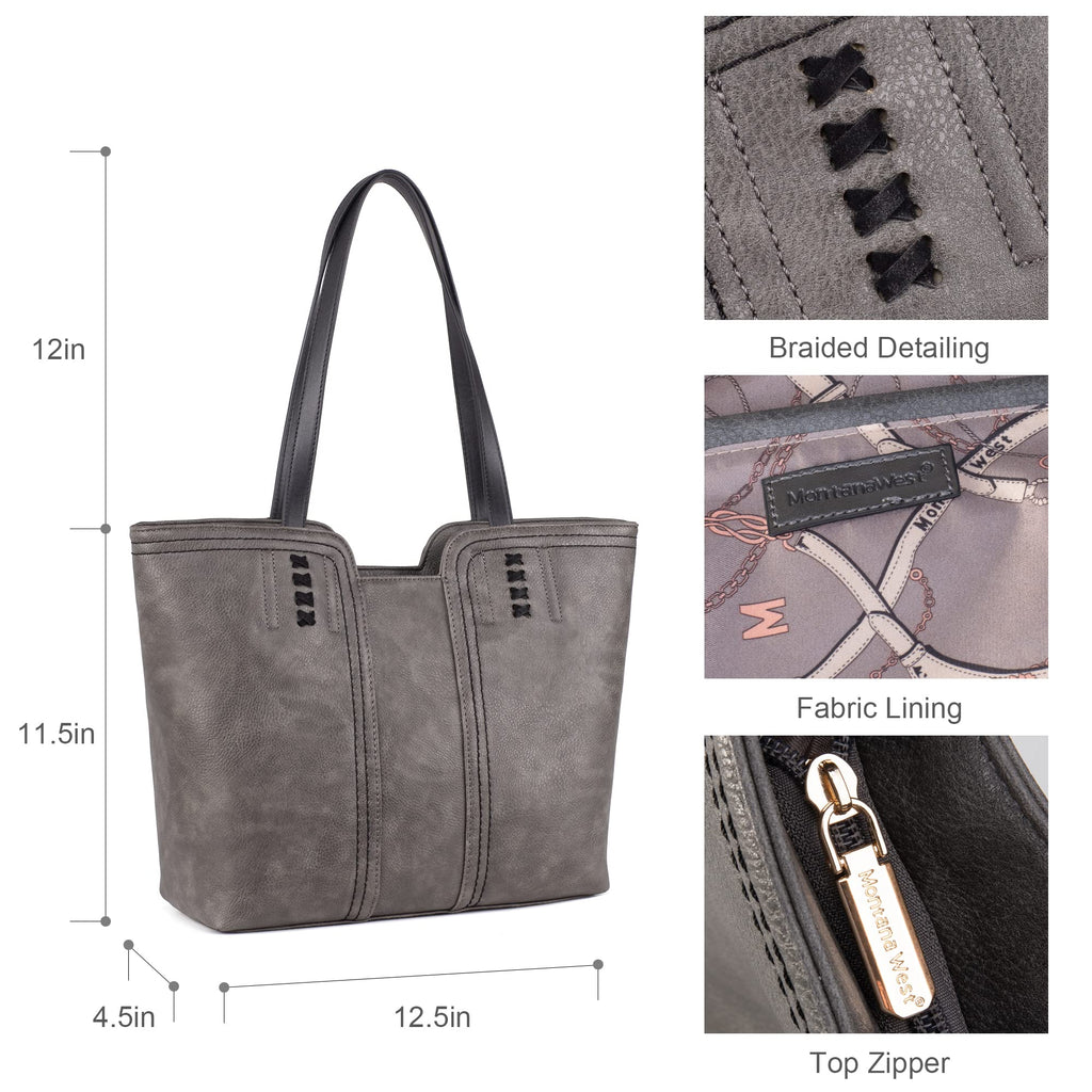 Montana West Tote Bag for Women Top Handle Satchel Purse