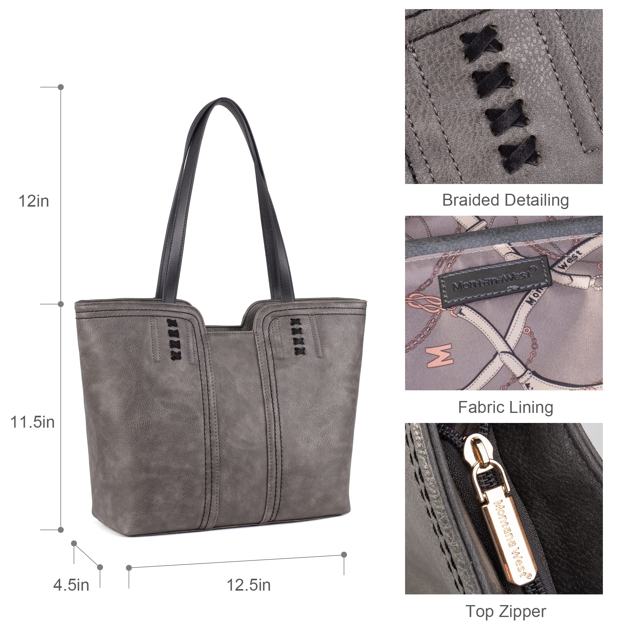 Montana West Tote Bag for Women Top Handle Satchel Purse