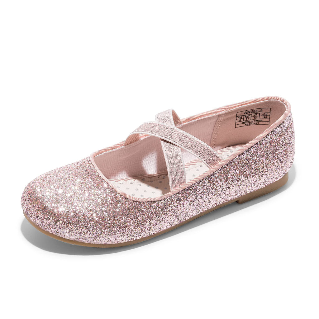 DREAM PAIRS Girls Ballerina Dress Shoes Mary Jane Flats