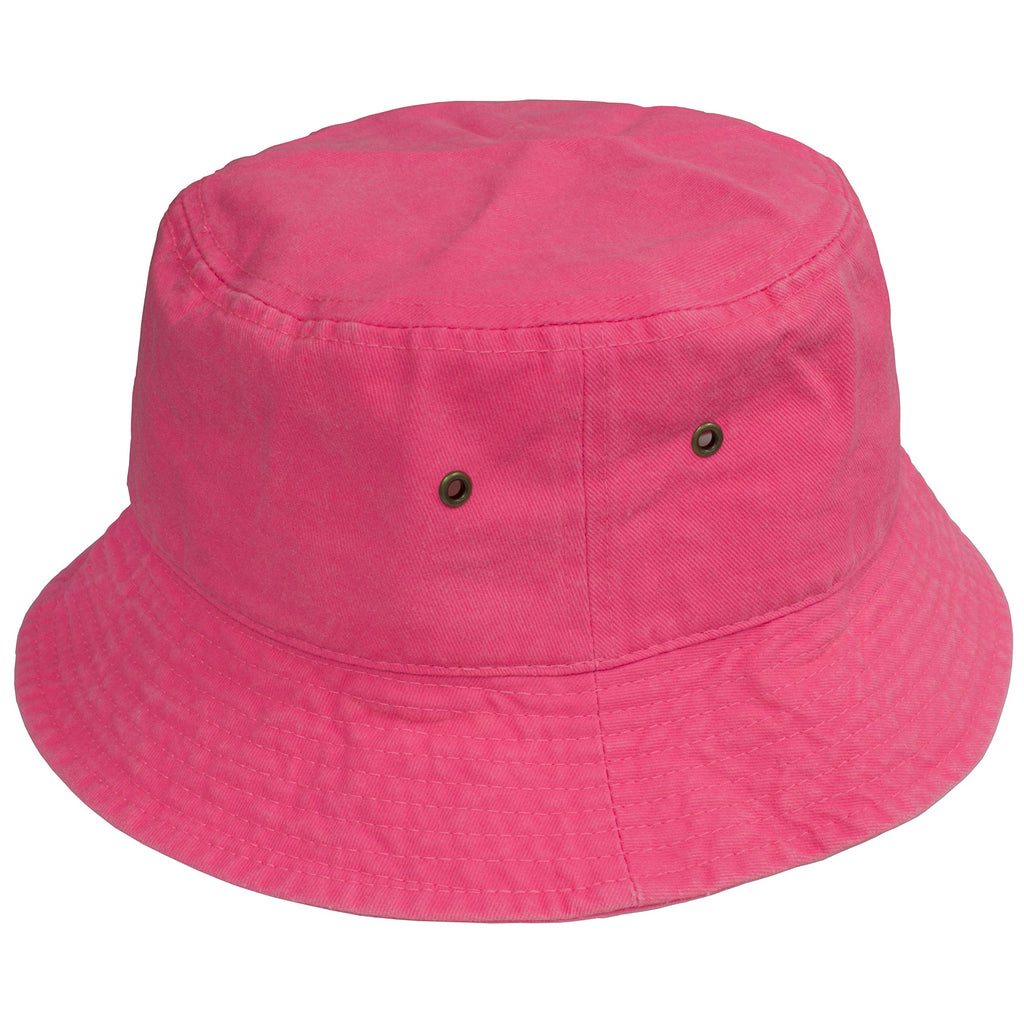 Gelante Solid Color 100% Cotton Bucket Hat for Women and Men Packable Travel Summer Beach Hat
