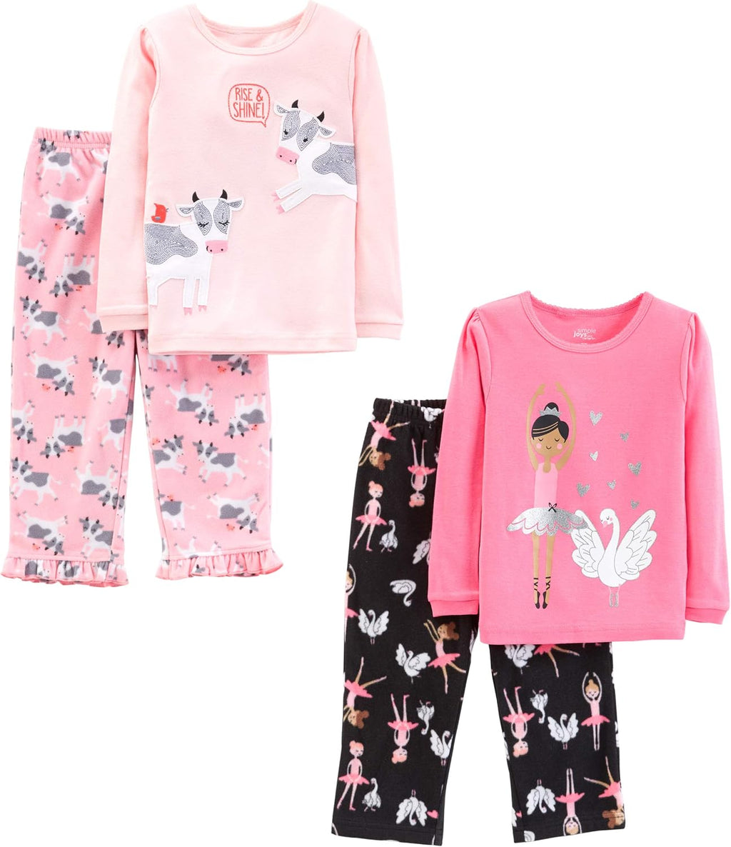 Simple Joys by Carter's baby-girls 4-piece Pajama Set