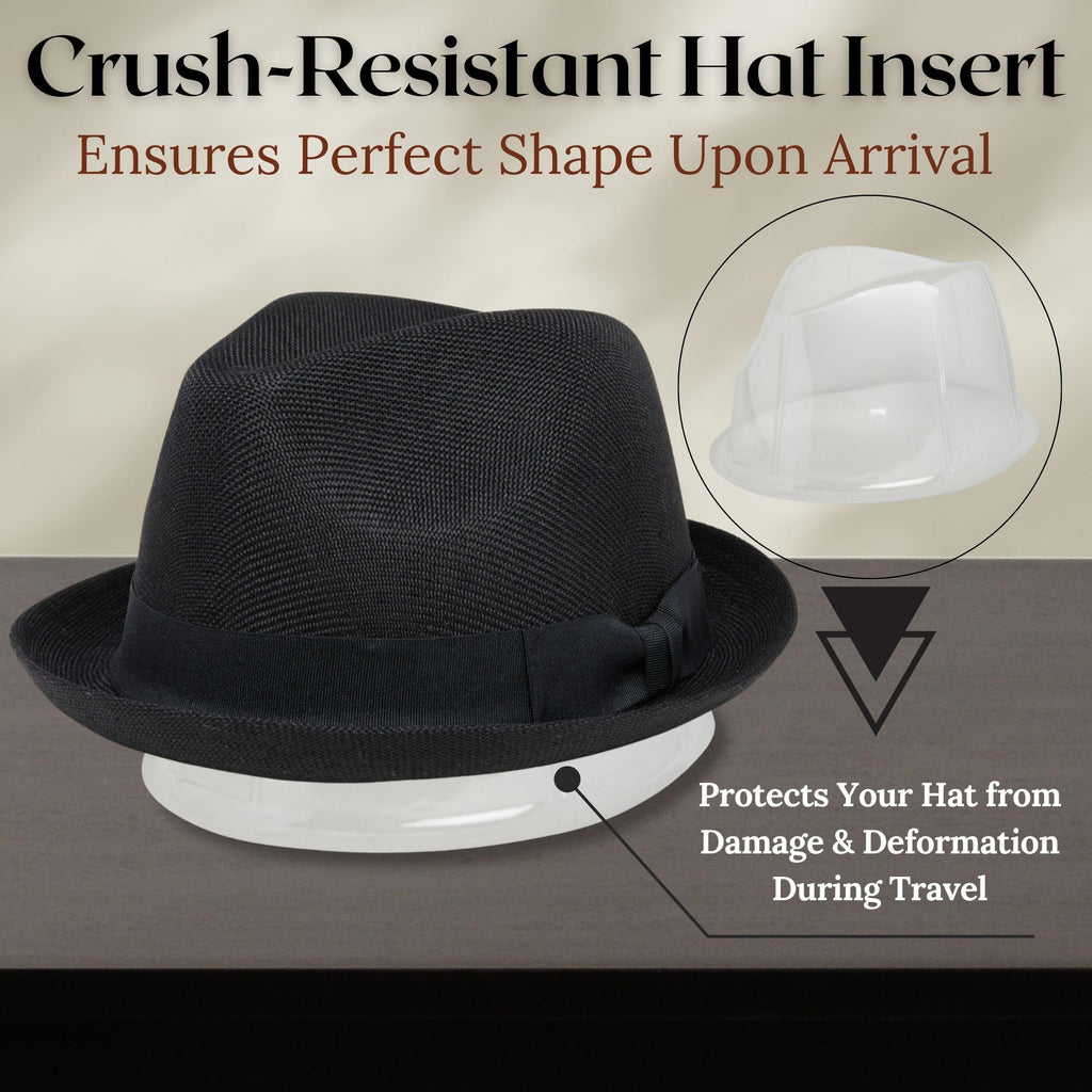 Funky Junque Premium Fedora Hat - Stylish Sun Protection for Men & Women - Perfect for Summer Beach, Travel & Outdoors