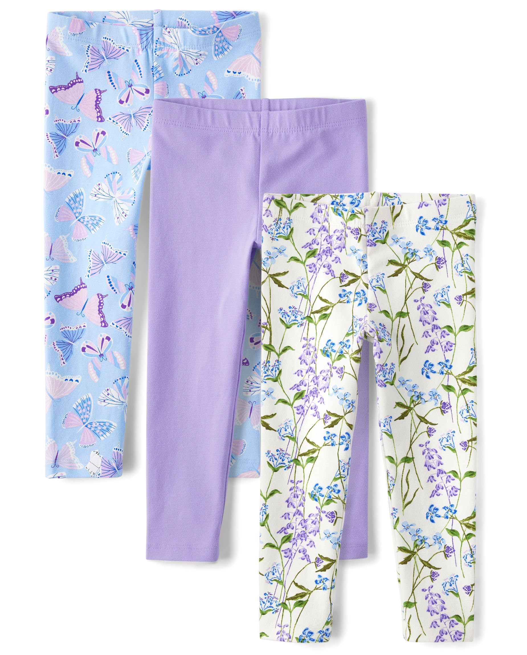 The Children's Place Baby-Girls and Toddler Printed Leggings, Multipacks