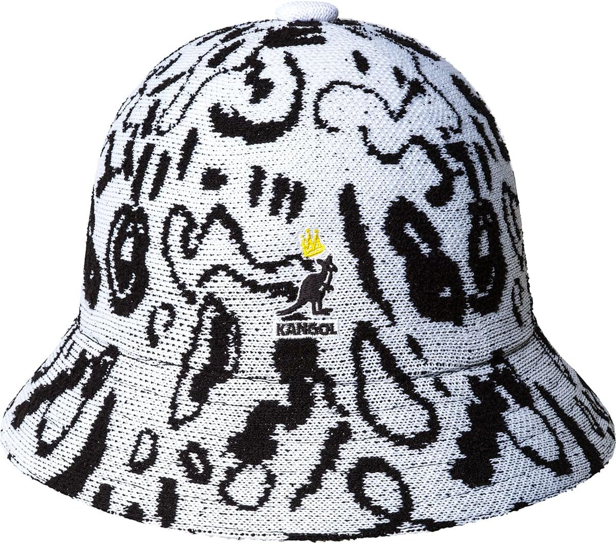 Kangol Street King Casual - White/Black/L White/Black, Large