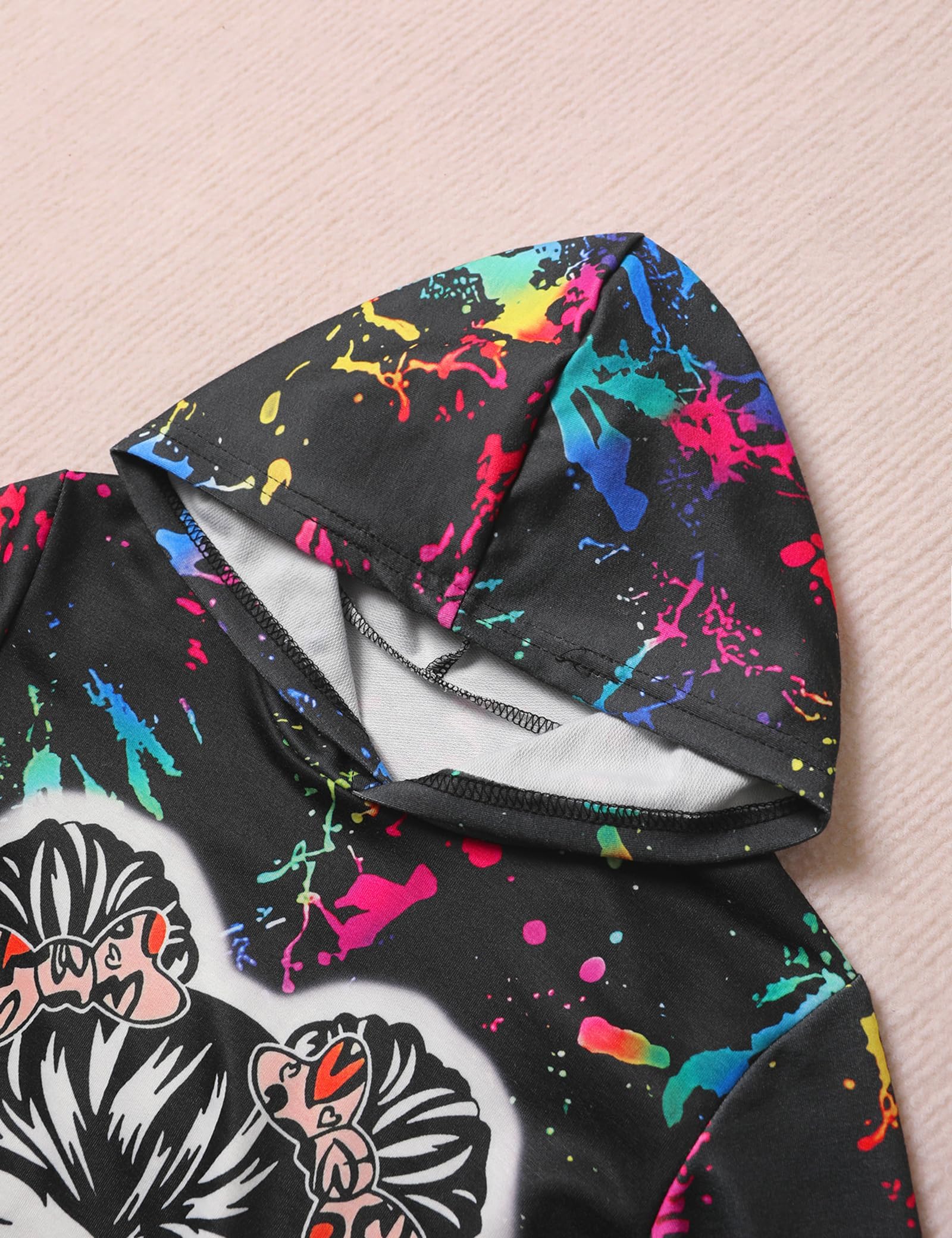 Girls Clothes Tie Dye Long Sleeve Hoodie Sweatshirt and Pants Sets Cute Girl Outfits Size 5-14 Years