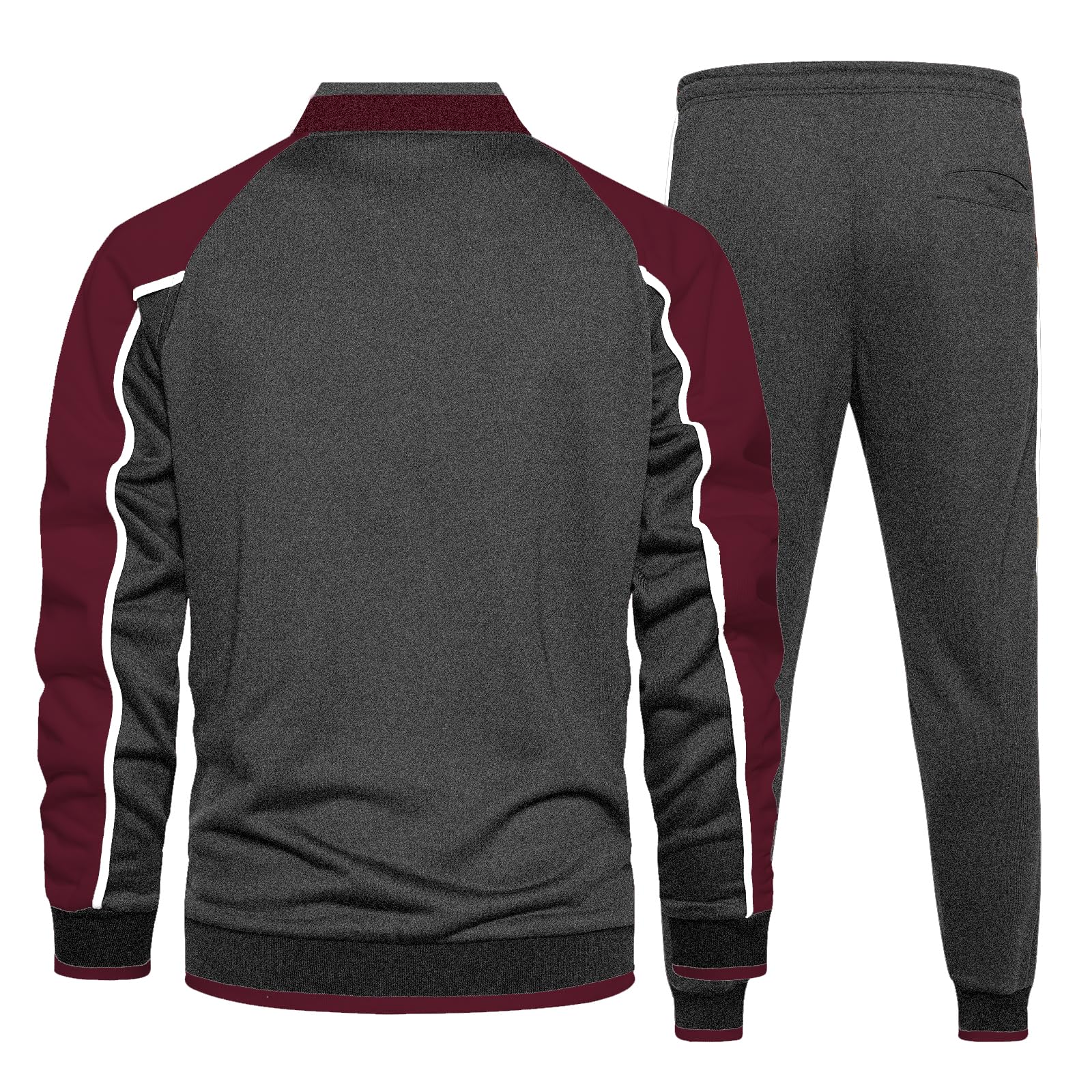 MANTORS Mens Track Suits 2 Piece Set Full Zip Tracksuit Sweat Suits