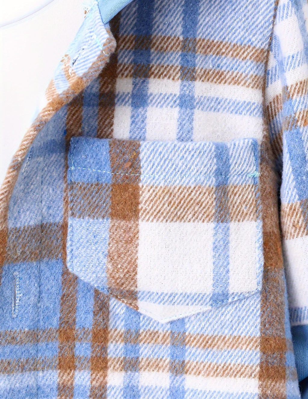2Pcs Kids Boys Flannel Plaid Shirt Tops Pants Set Hoodie Sweatsuit for Fall Winter Spring Outfits 4-12 Years