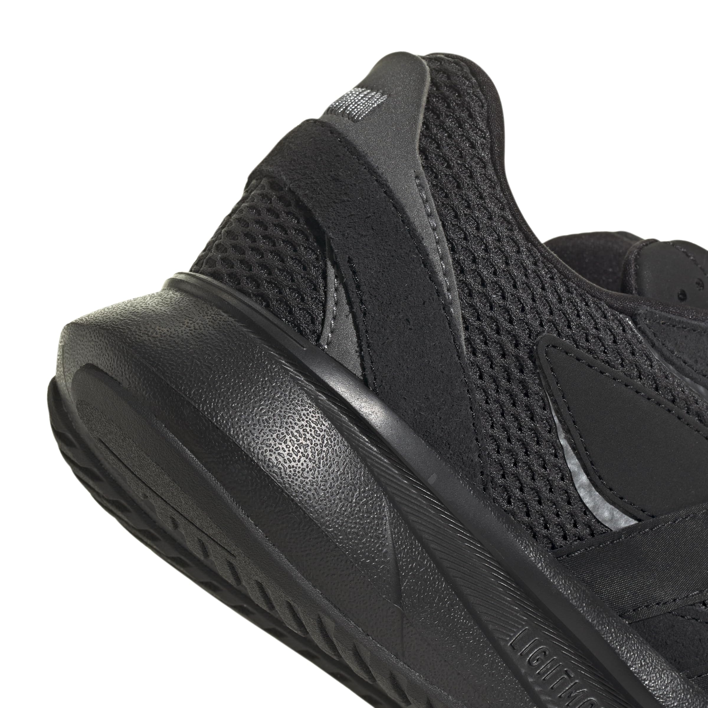 adidas Kids Boys Lightblaze Lace Up Sneakers Shoes Casual - Grey, Off White