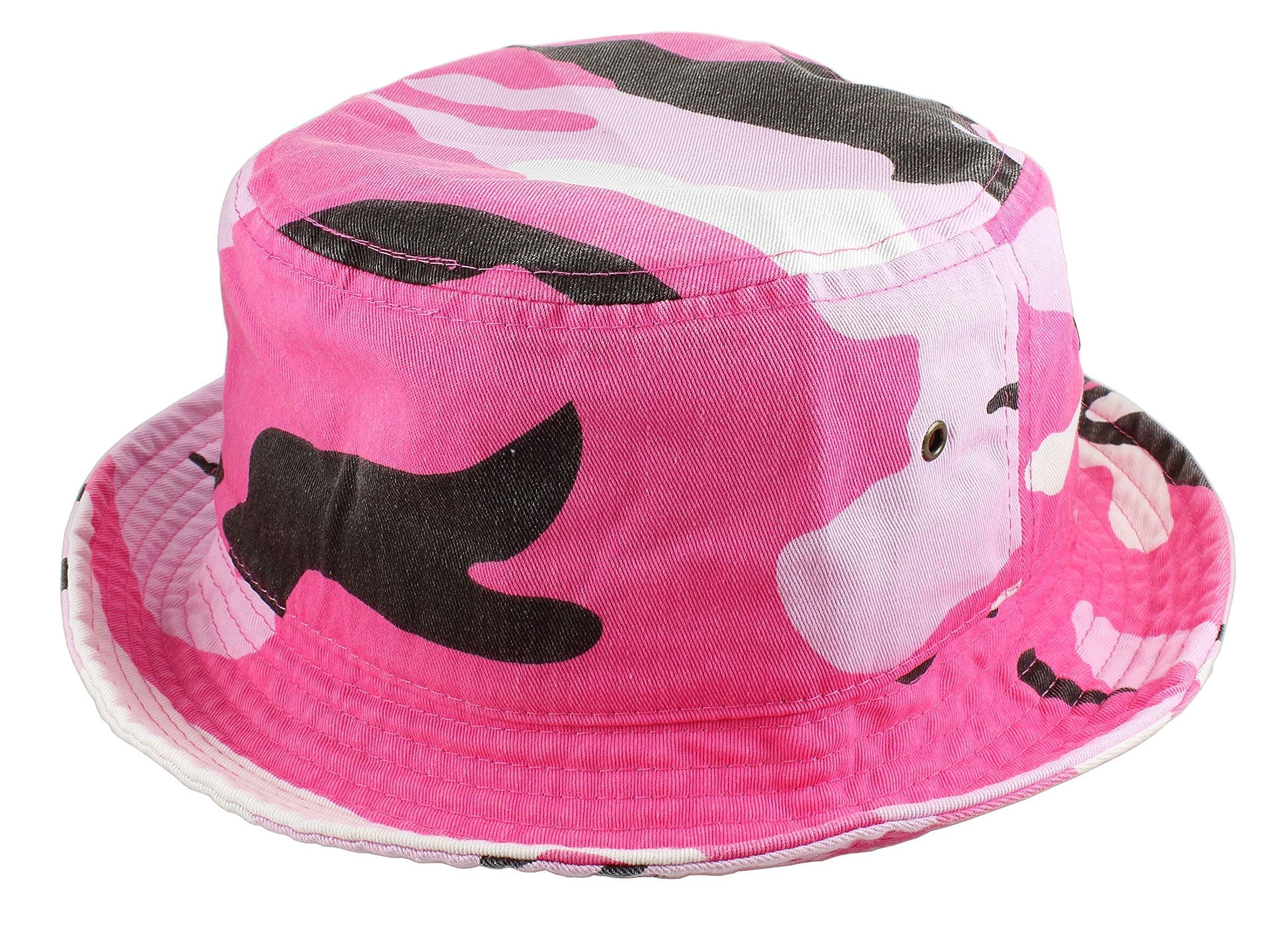 Gelante Solid Color 100% Cotton Bucket Hat for Women and Men Packable Travel Summer Beach Hat
