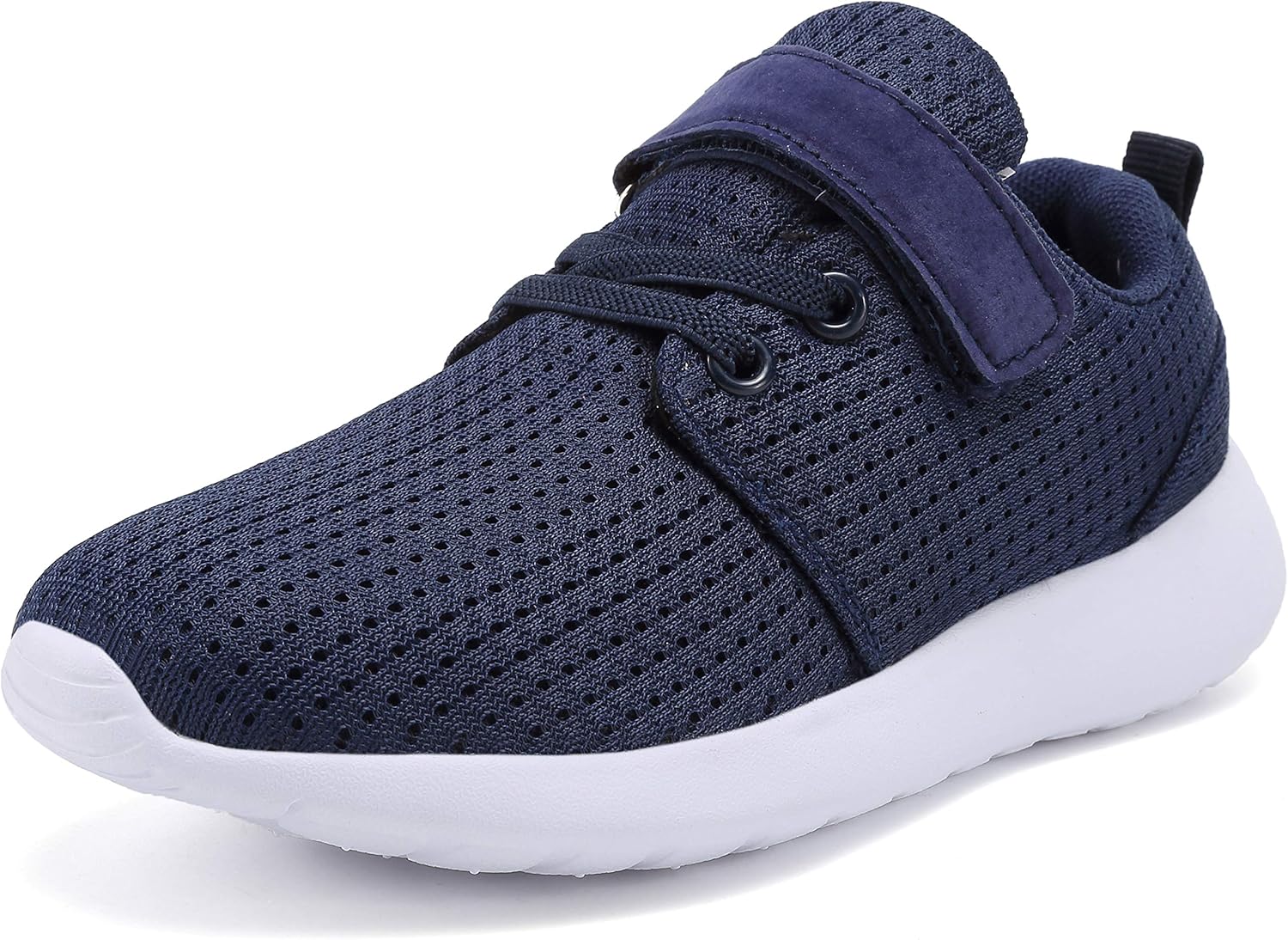 TOEDNNQI Boys Girls Sneakers Kids Lightweight Breathable Strap Athletic Running Shoes for Toddler/Little Kid/Big Kid