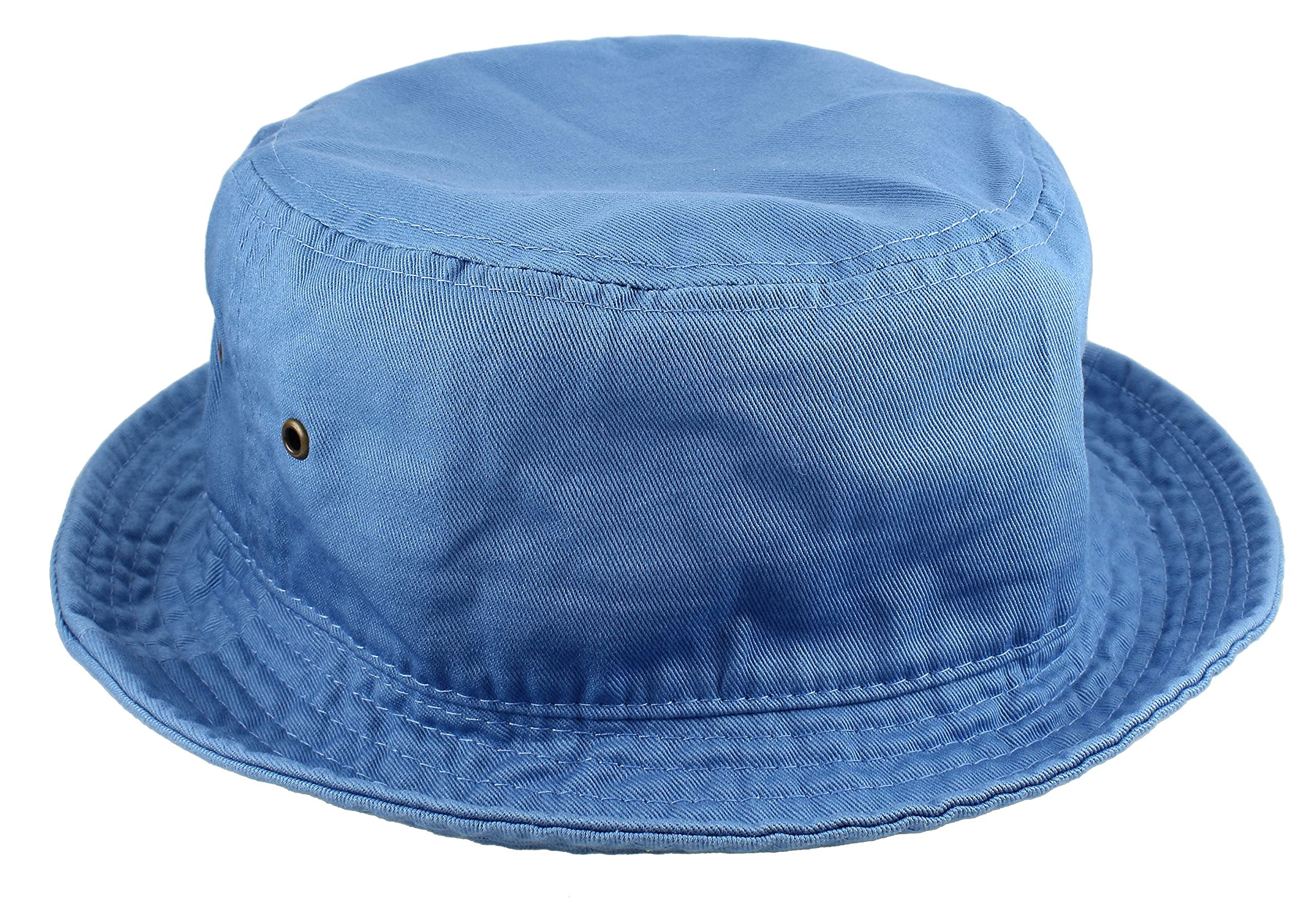 Gelante Solid Color 100% Cotton Bucket Hat for Women and Men Packable Travel Summer Beach Hat