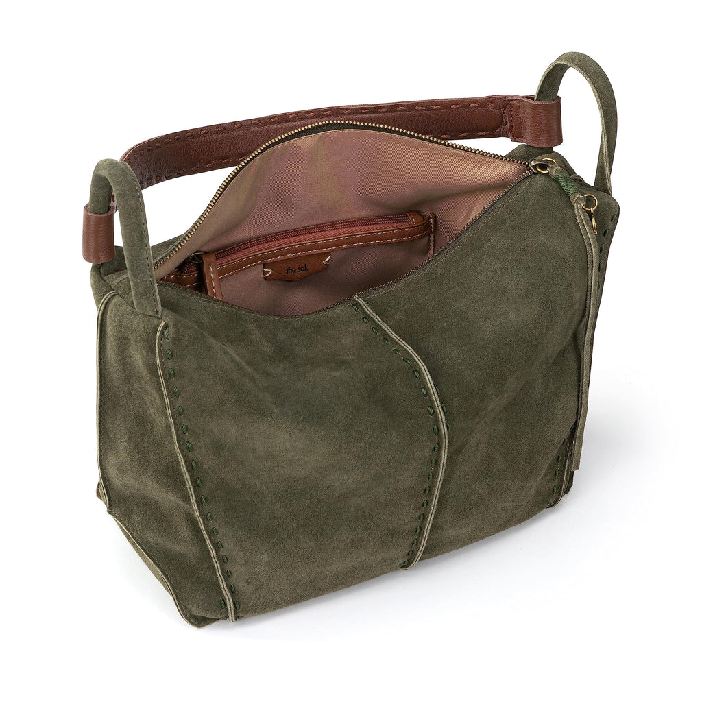 The Sak Los Feliz Hobo Purse - Premium Large Leather Women's Handbag for Everyday & Travel - Durable Purse With Zipper Pocket