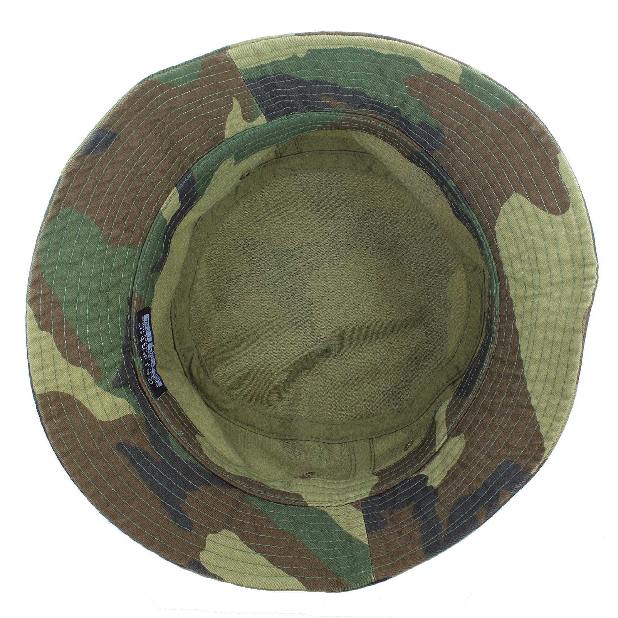 Gelante Solid Color 100% Cotton Bucket Hat for Women and Men Packable Travel Summer Beach Hat