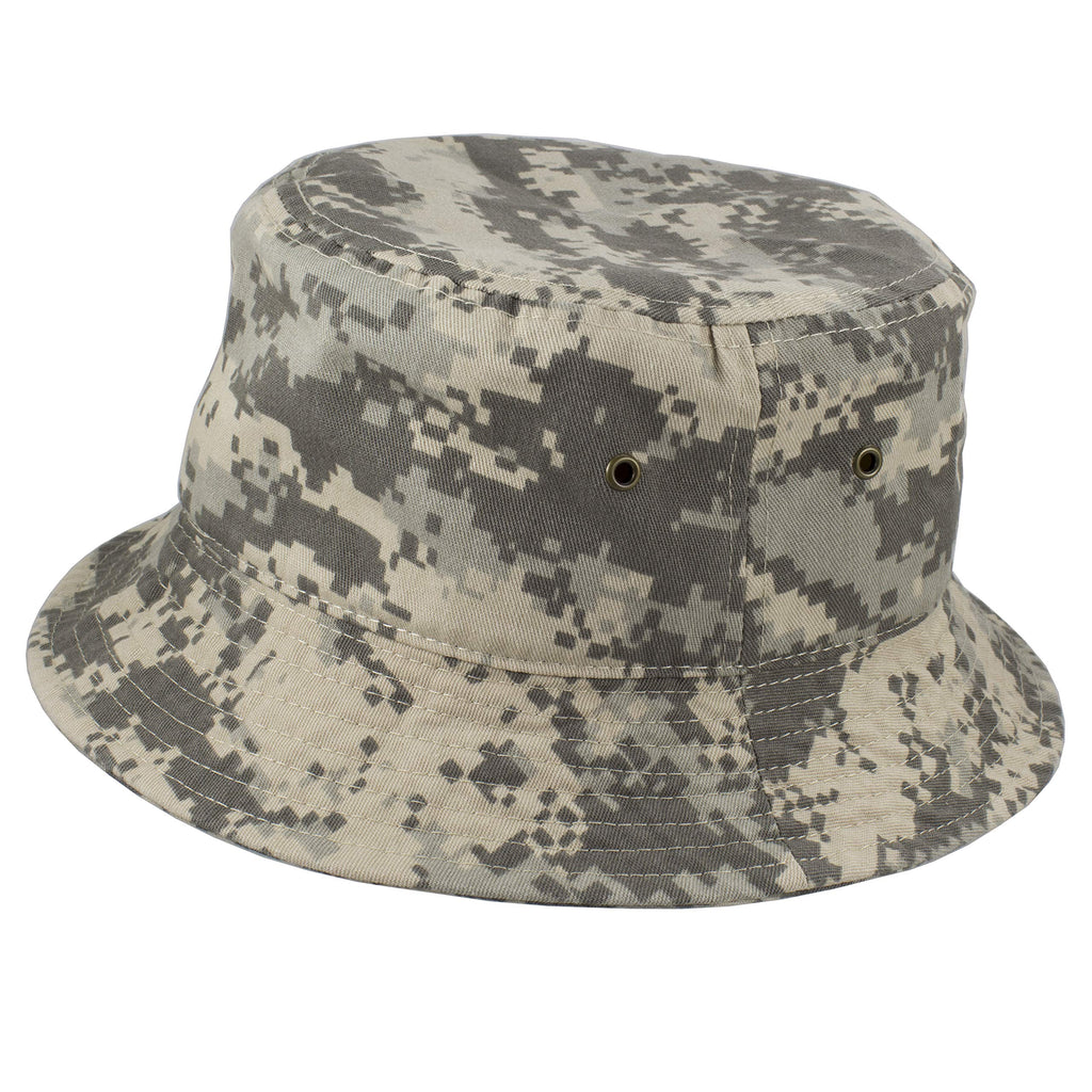 Gelante Solid Color 100% Cotton Bucket Hat for Women and Men Packable Travel Summer Beach Hat