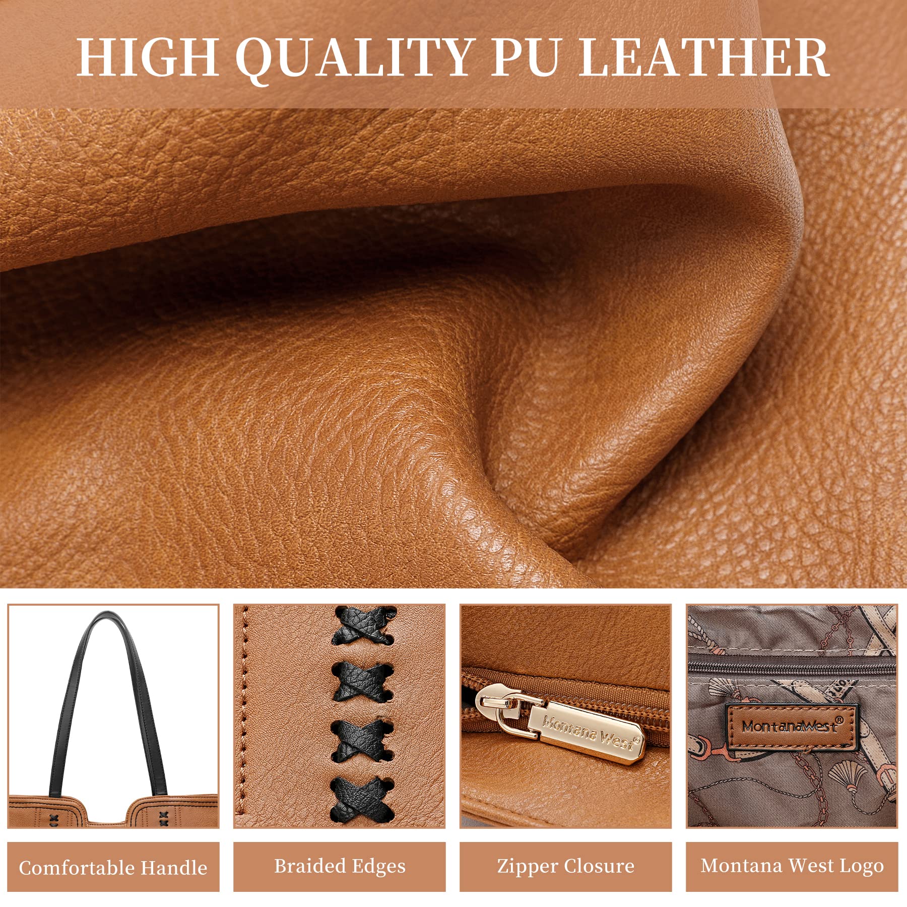 Montana West Tote Bag for Women Top Handle Satchel Purse