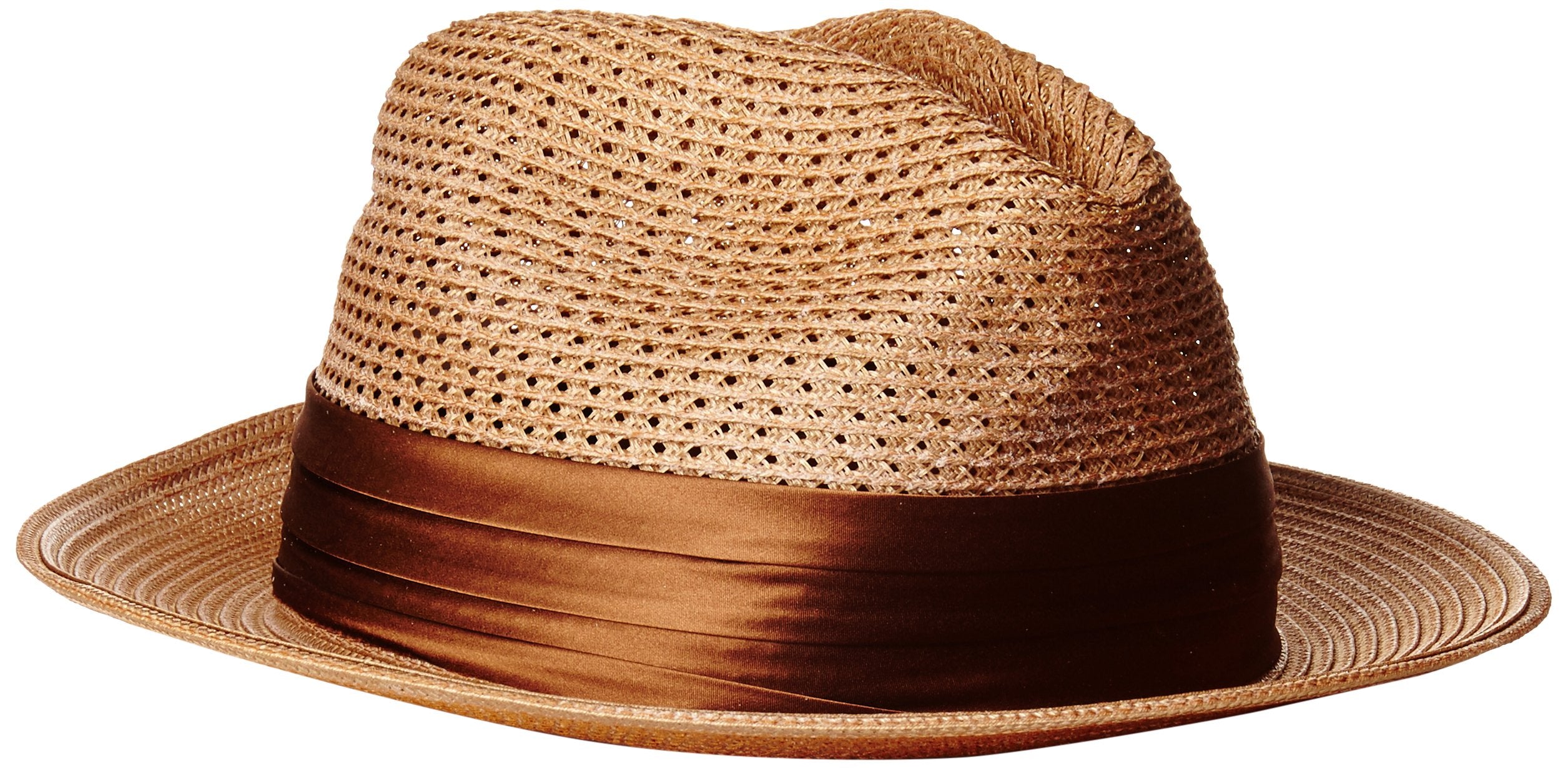 STACY ADAMS Men's Paper Milan Pinch Front Fedora