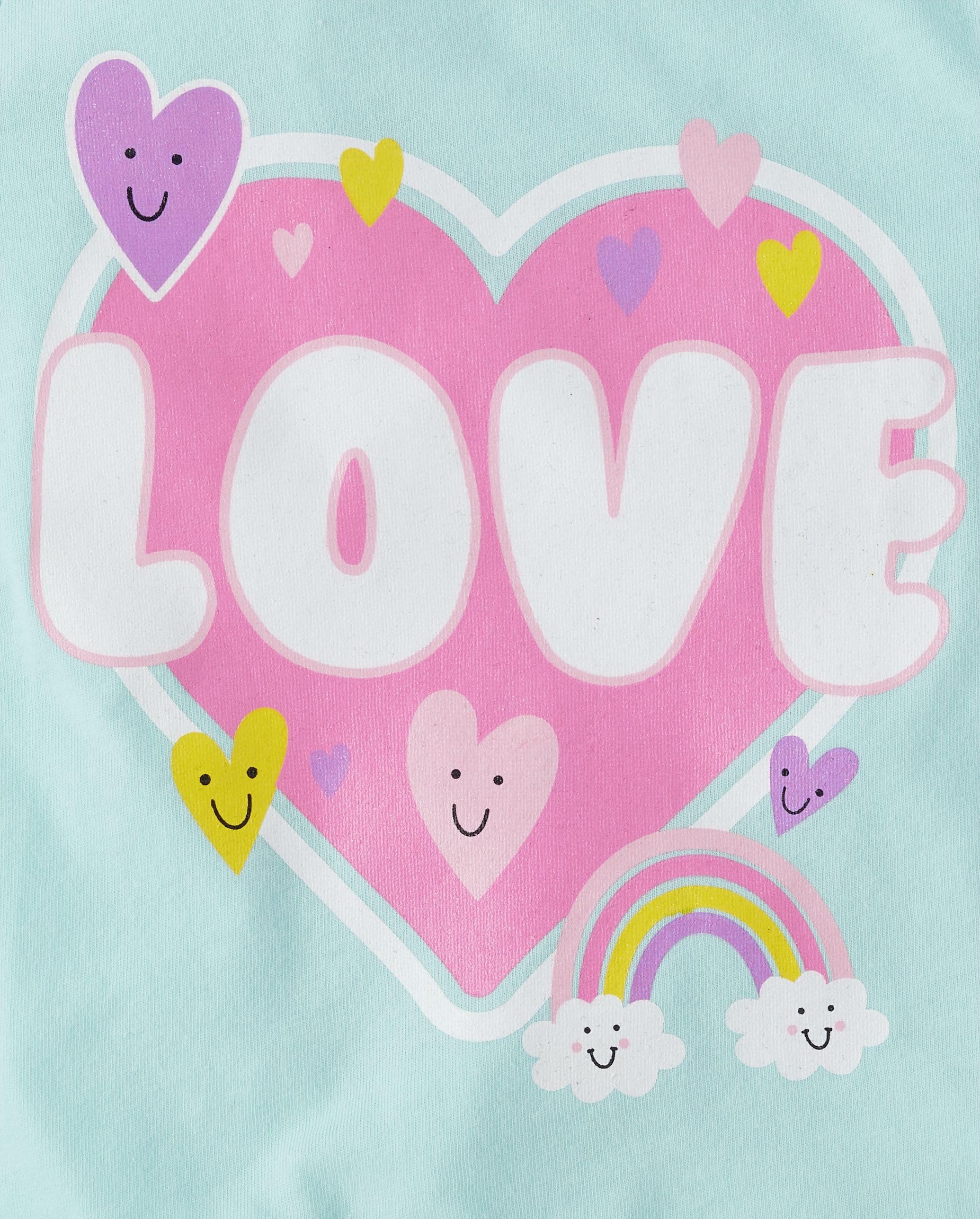 The Children's Place Baby Girls' and Toddler Unicorns,Butterflies,Trends Long Sleeve Graphic T-Shirts,3 Pack