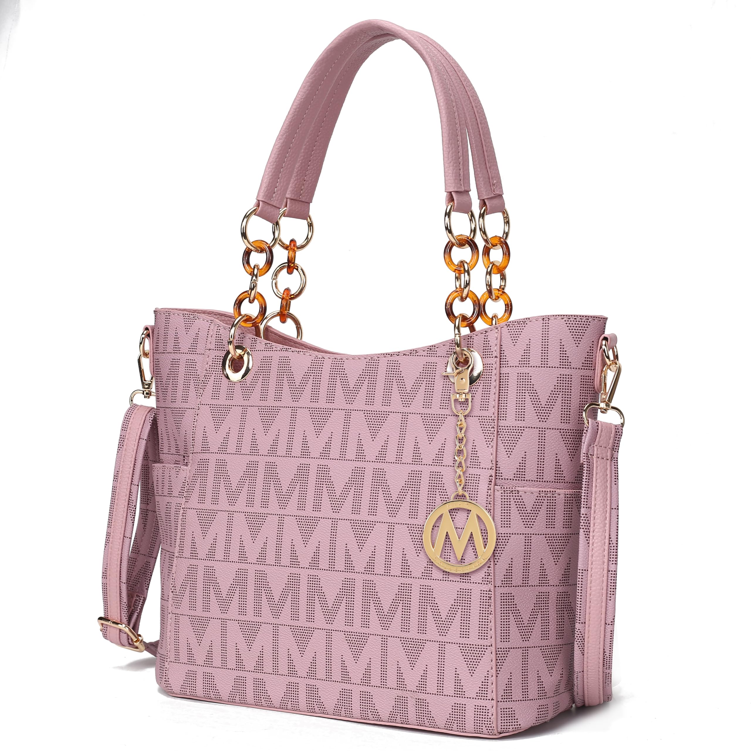 MKF Collection Shoulder Bag for Women, Vegan Leather Handbag Purse Top-Handle Crossbody Bag Tote Bag by Mia K