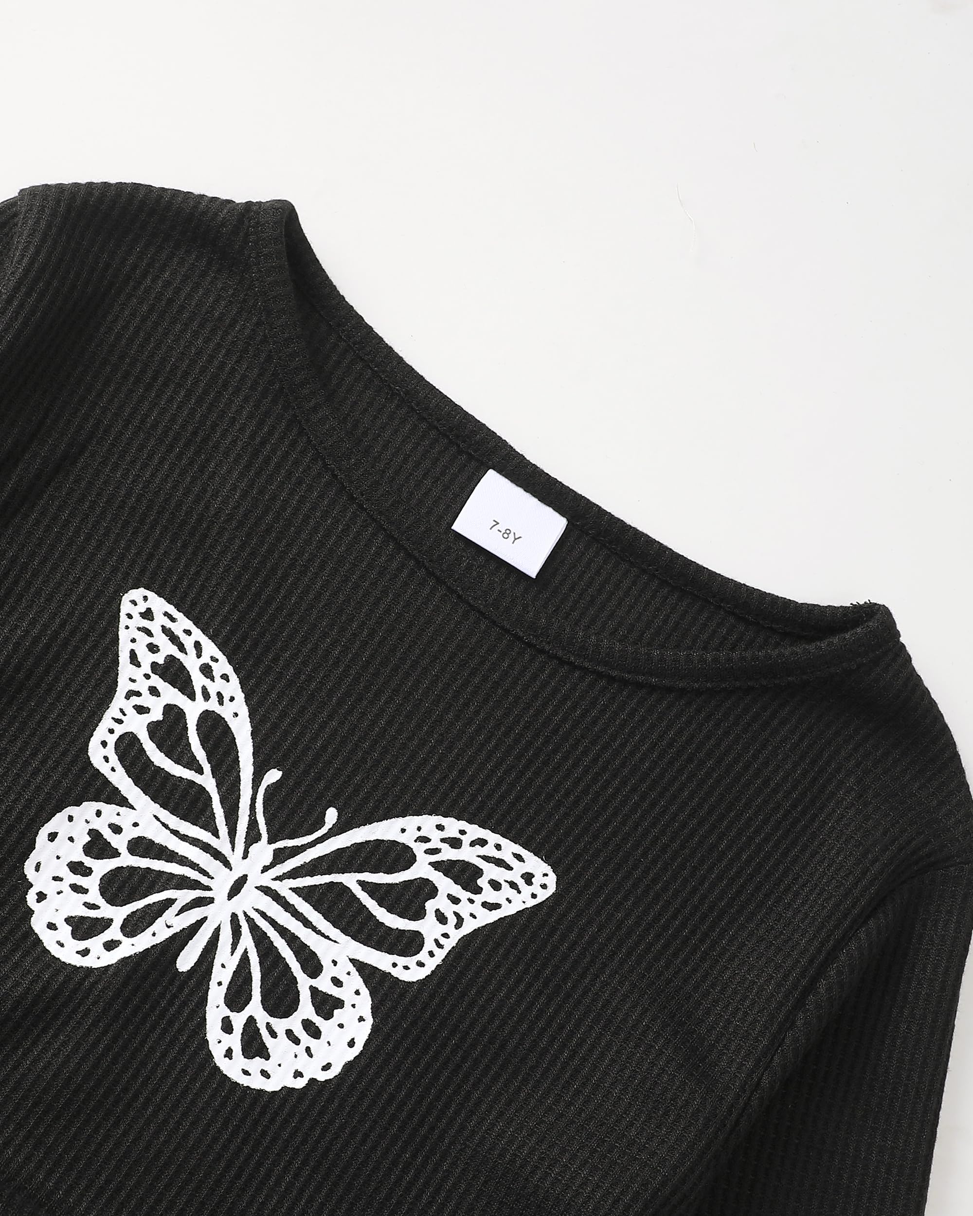 Girls Clothes Tween Girl Clothing Long Sleeve Ruched Drawstring Ribbed Knit Top Camo Cargo Pants Fall Winter Outfits