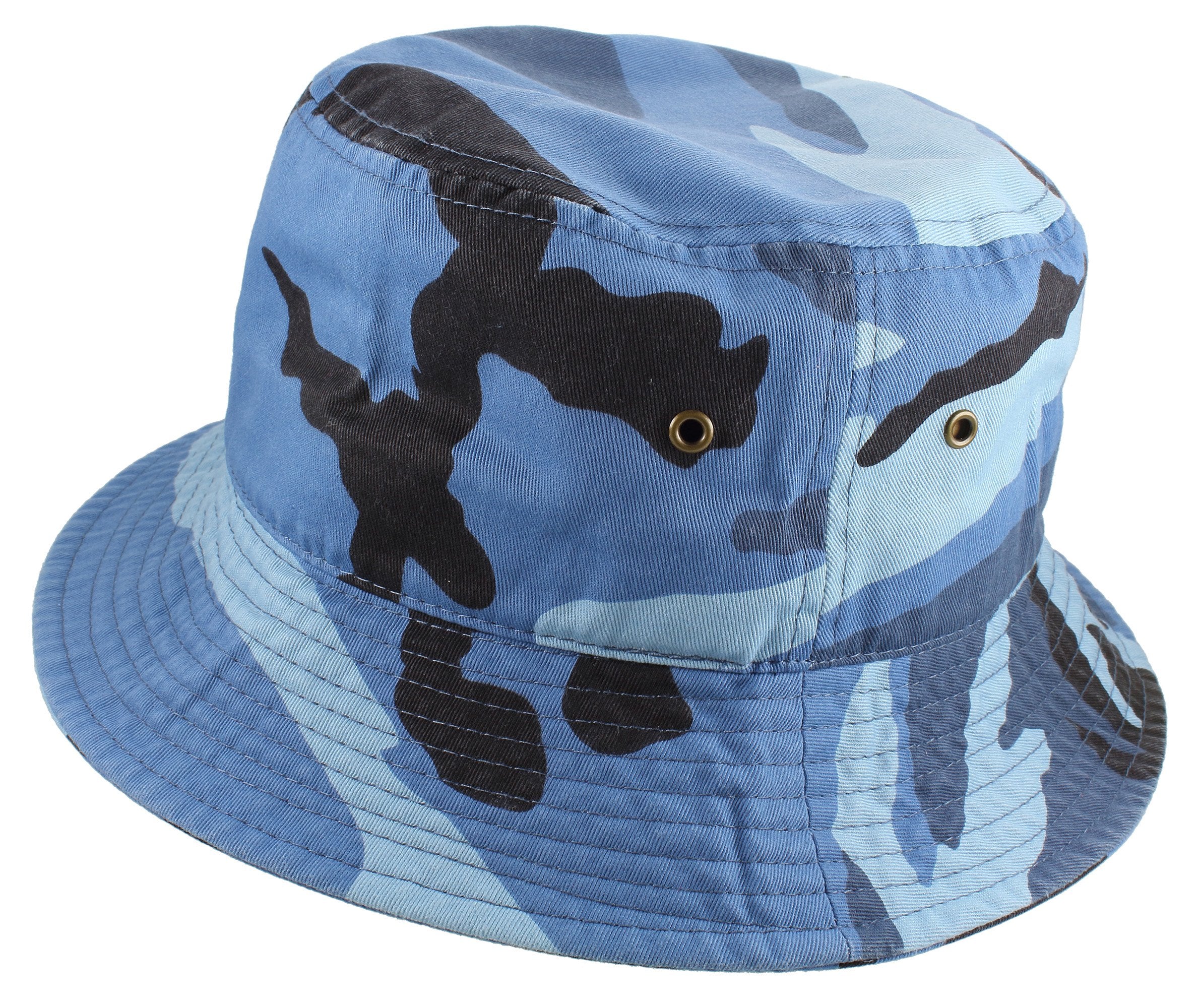 Gelante Solid Color 100% Cotton Bucket Hat for Women and Men Packable Travel Summer Beach Hat